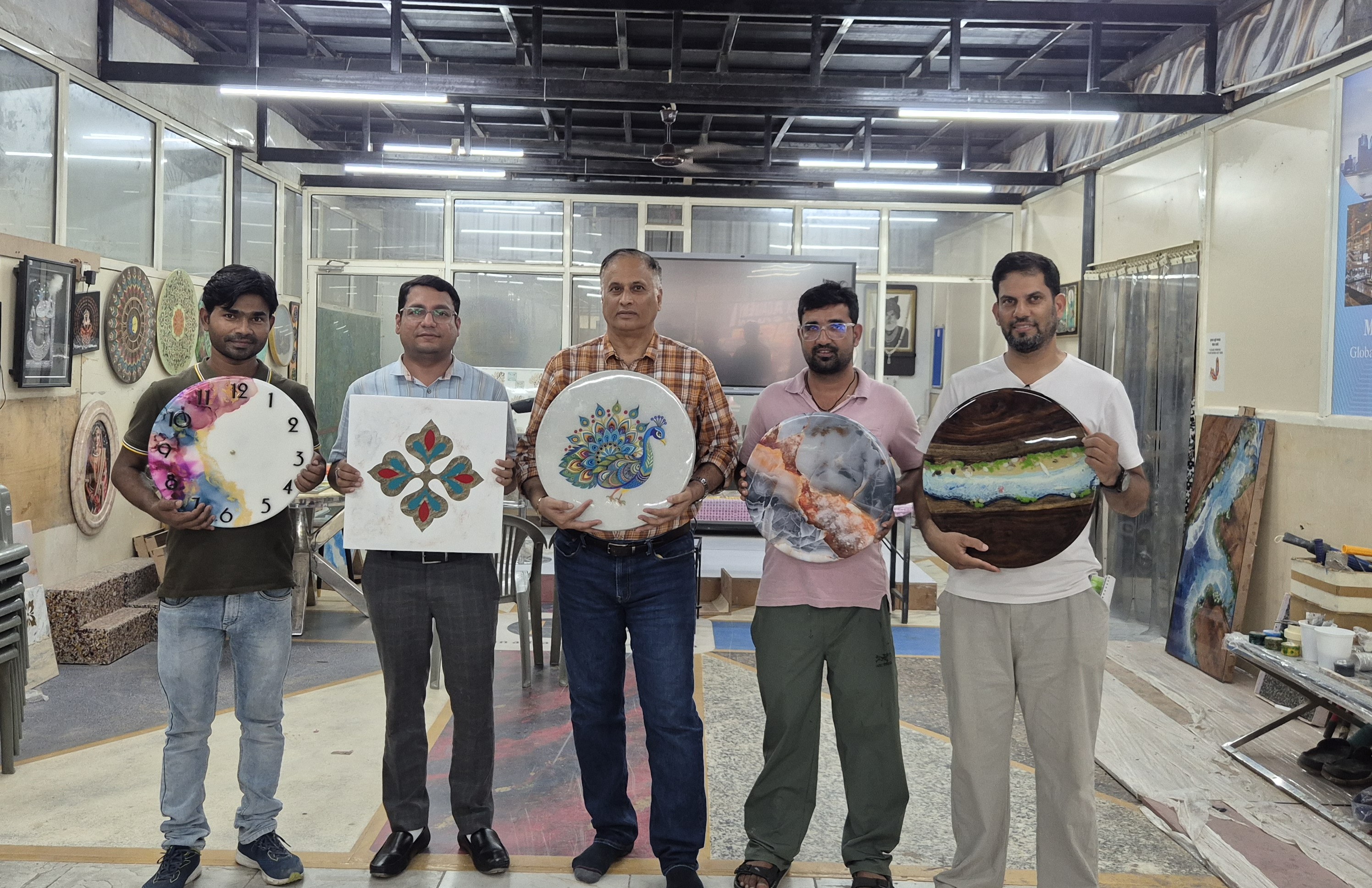 MT Resin Arts India Professional Onyx Making and Furniture Making Masterclass